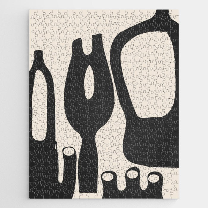 Abstract Art Minimal Vases Jigsaw Puzzle Gallery Image 1