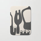 Abstract Art Minimal Vases Bath Mat Gallery Image 1
