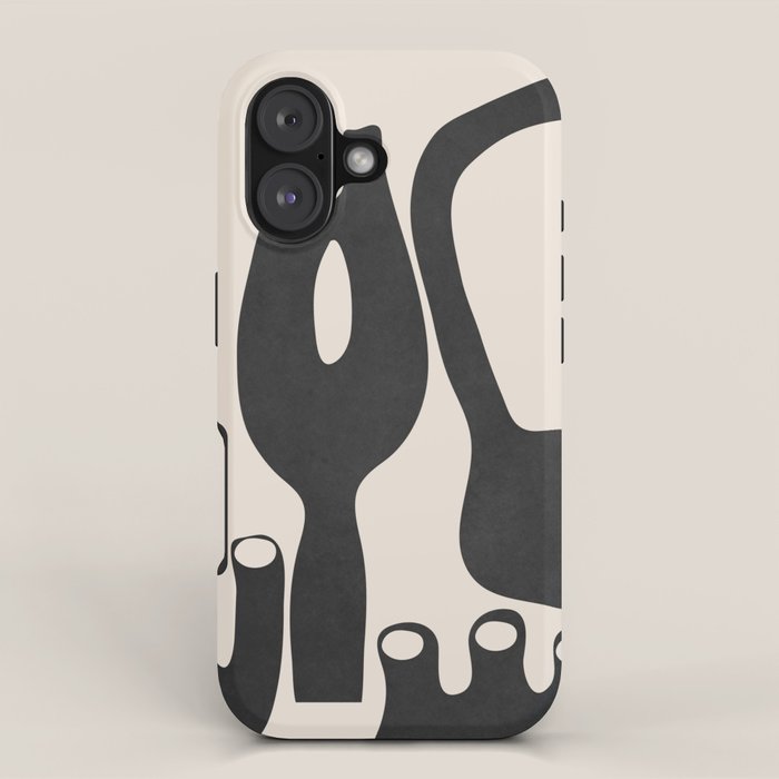 Abstract Art Minimal Vases iPhone Case Gallery Image 1