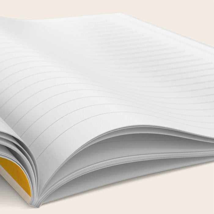 Burnt Orange Teal Yellow Geometric Abstract Notebook Gallery Image 2