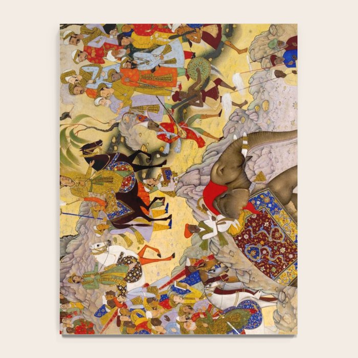Farrukh Beg. Akbar's Triumphal Entry into Surat. Akbarnama Notebook Gallery Image 4