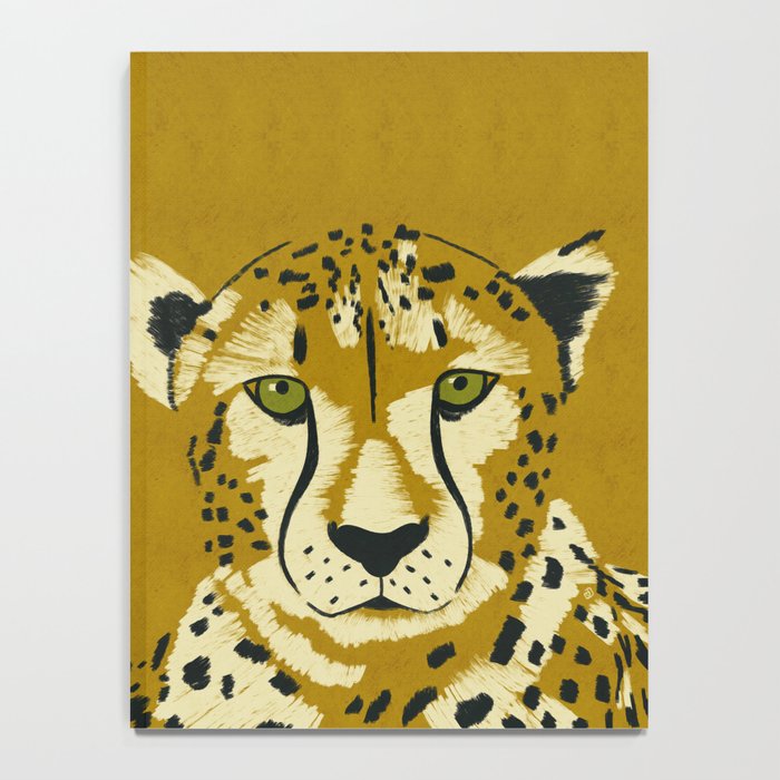 Big Cat Series - Cheetah Yellow Notebook Gallery Image 4