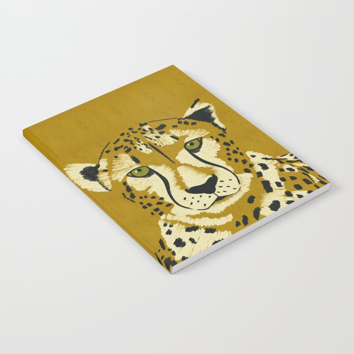 Big Cat Series - Cheetah Yellow Notebook Gallery Image 2