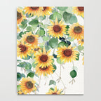 Sunflowers and Eucalyptus Garland  Notebook Gallery Image 4