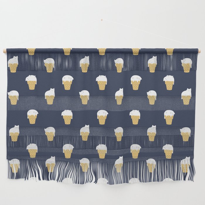 Meowlting Pattern Wall Hanging Gallery Image 1