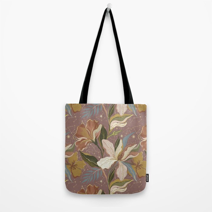 Celestial Iris Garden Tote Bag Gallery Image 2