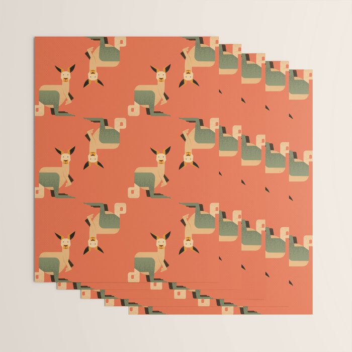 Whimsy Kangaroo Wrapping Paper Gallery Image 3