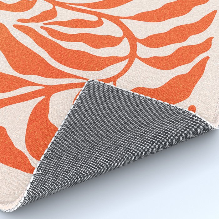Funky Fern: Orange Peach Edition Rug Gallery Image 4