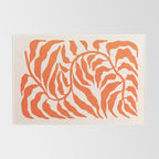 Funky Fern: Orange Peach Edition Rug Gallery Image 2