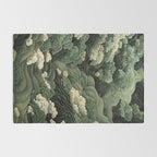 Japanese Painting Green Forest Art Dopamine Decor Wabi Sabi Art Maximalist Wall Art Japandi Art Rug Gallery Image 2
