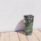 Japanese Painting Green Forest Art Dopamine Decor Wabi Sabi Art Maximalist Wall Art Japandi Art Travel Mug Gallery Image 4