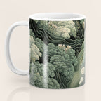 Japanese Painting Green Forest Art Dopamine Decor Wabi Sabi Art Maximalist Wall Art Japandi Art Coffee Mug Gallery Image 3