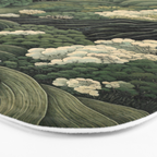 Japanese Painting Green Forest Art Dopamine Decor Wabi Sabi Art Maximalist Wall Art Japandi Art Bath Mat Gallery Image 3