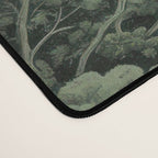 Japanese Painting Green Forest Art Dopamine Decor Wabi Sabi Art Maximalist Wall Art Japandi Art Desk Mat Gallery Image 4