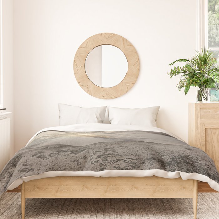 The Mountains are calling, and I must go.  John Muir. Vintage. Duvet Cover Gallery Image 3