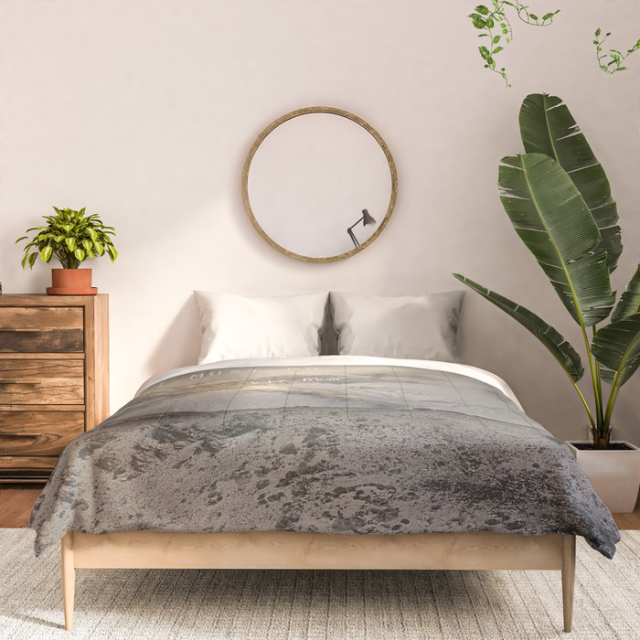 The Mountains are calling, and I must go.  John Muir. Vintage. Comforter Gallery Image 3