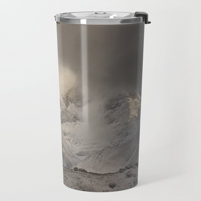 The Mountains are calling, and I must go.  John Muir. Vintage. Travel Mug Gallery Image 2