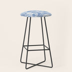 chinoiserie toile blue Stool Gallery Image 1