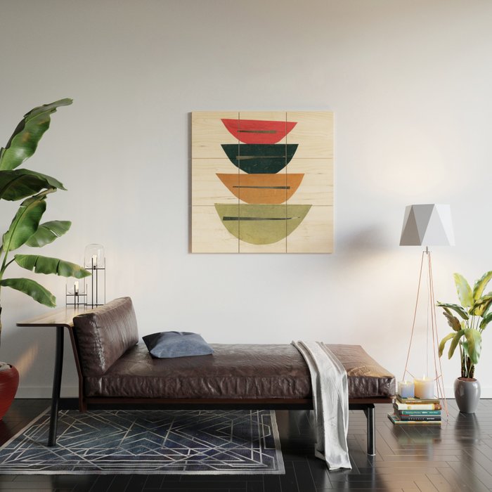 Abstract 013 Wood Wall Art Gallery Image 2