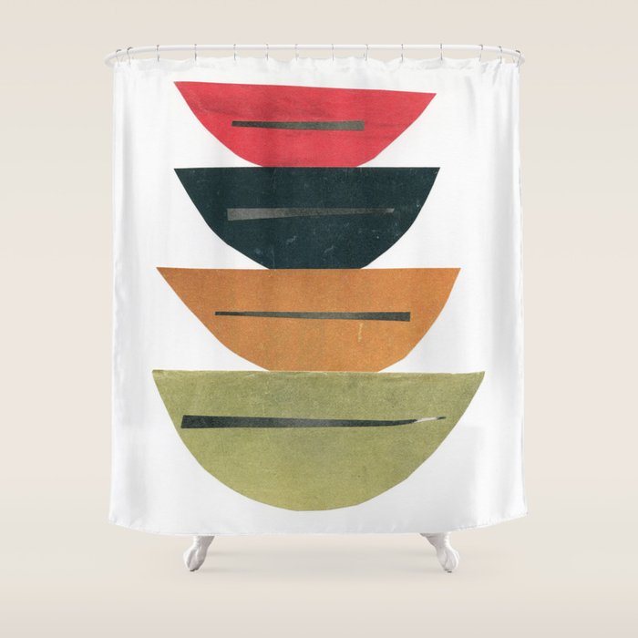 Abstract 013 Shower Curtain Gallery Image 1