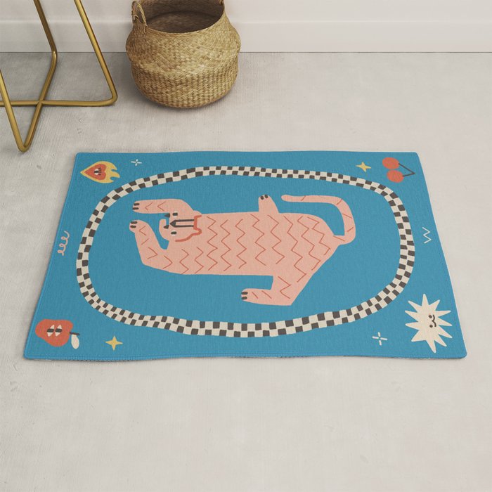Trippy tigers Rug Gallery Image 1