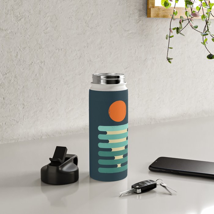 Minimalist ocean Water Bottle Gallery Image 5