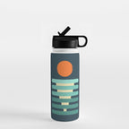 Minimalist ocean Water Bottle Gallery Image 1