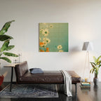 Daisy Wood Wall Art Gallery Image 2