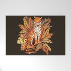 Autumn Jungle Tiger Welcome Mat Gallery Image 1