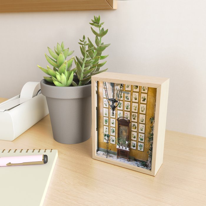 A Wall of Orchids, Merida, Mexico Mini Art Print Gallery Image 2