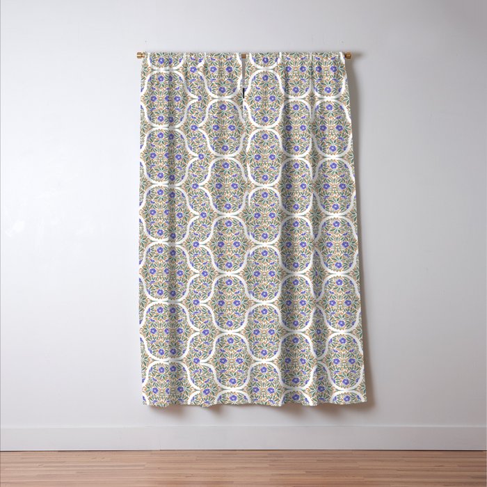 Elegant Flora Artistry Window Curtain Gallery Image 3