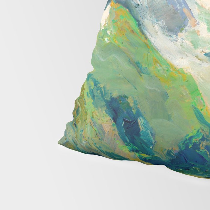 Mountain Landscape Oil Painting Pillow Sham Gallery Image 4