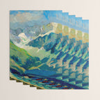 Mountain Landscape Oil Painting Wrapping Paper Gallery Image 3