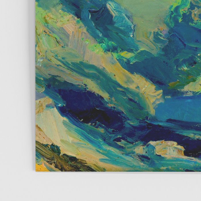 Mountain Landscape Oil Painting Poster Gallery Image 3