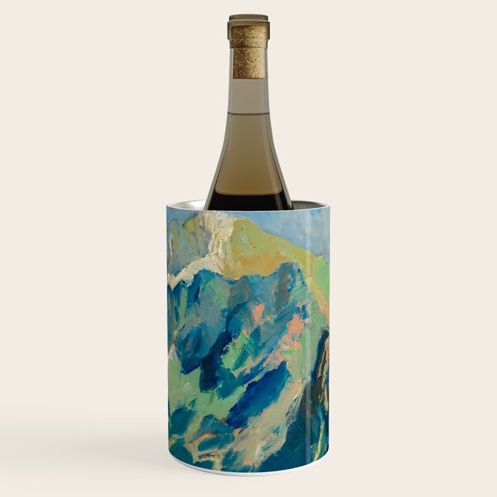 Mountain Landscape Oil Painting Wine Chiller Gallery Image 3