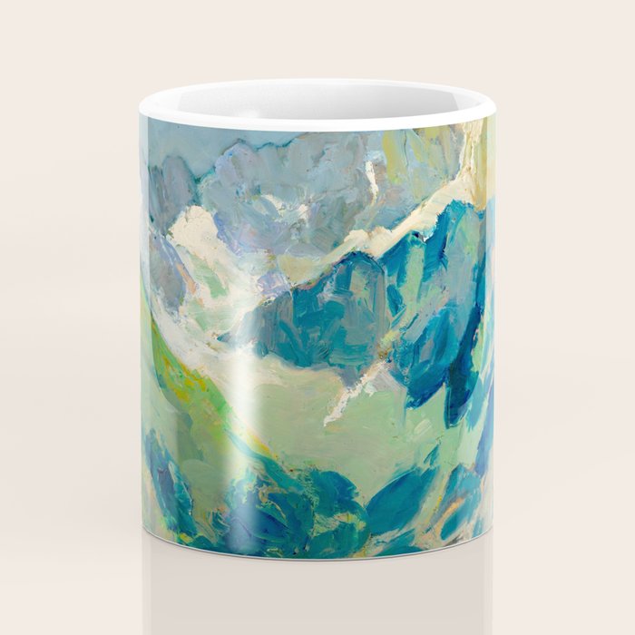 Mountain Landscape Oil Painting Coffee Mug Gallery Image 4