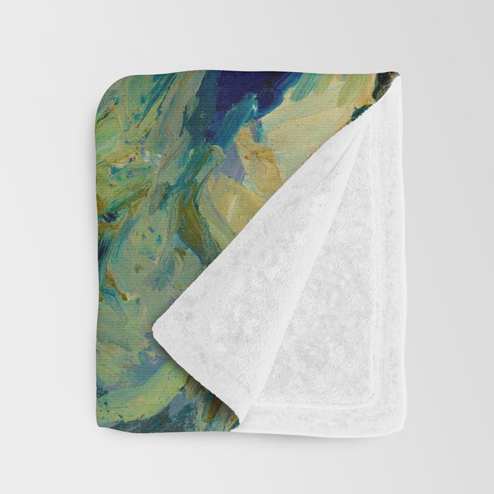 Mountain Landscape Oil Painting Throw Blanket Gallery Image 3