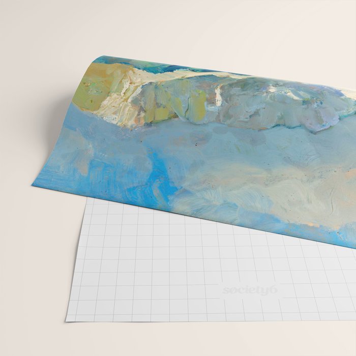 Mountain Landscape Oil Painting Wrapping Paper Gallery Image 2