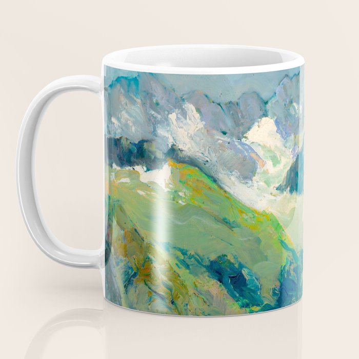 Mountain Landscape Oil Painting Coffee Mug Gallery Image 3
