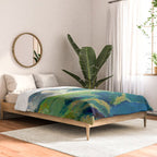 Mountain Landscape Oil Painting Comforter Gallery Image 2