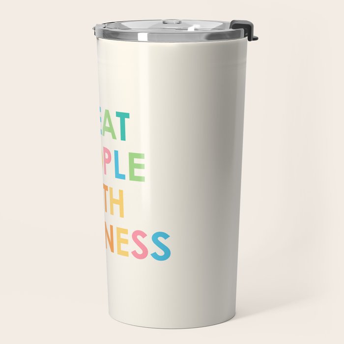 Treat People With Kindness Travel Mug Gallery Image 2