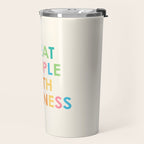 Treat People With Kindness Travel Mug Gallery Image 2