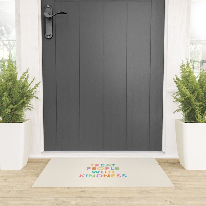 Treat People With Kindness Welcome Mat Gallery Image 3