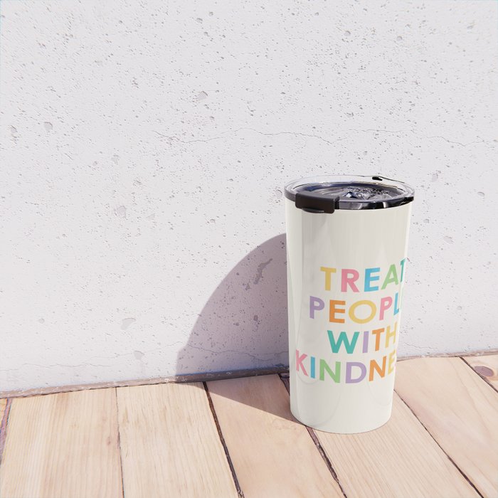 Treat People With Kindness Travel Mug Gallery Image 4