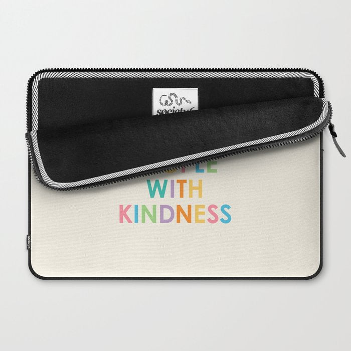 Treat People With Kindness Laptop Sleeve Gallery Image 2