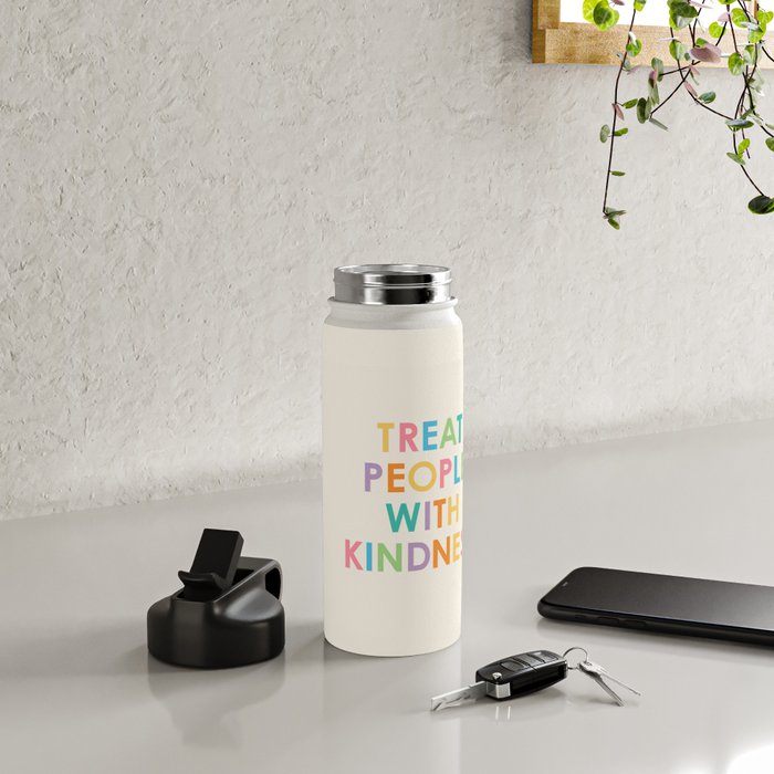 Treat People With Kindness Water Bottle Gallery Image 5