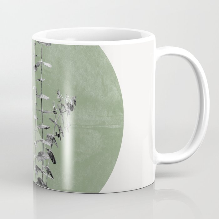 Flowers And Green Moon Coffee Mug Gallery Image 1