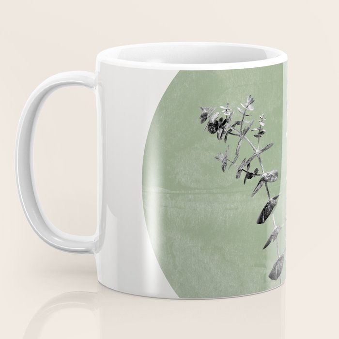 Flowers And Green Moon Coffee Mug Gallery Image 3