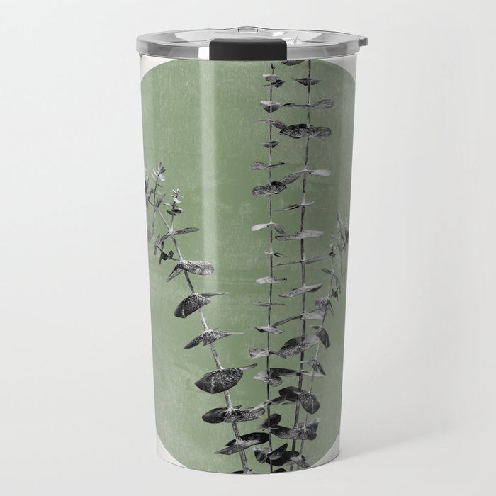 Flowers And Green Moon Travel Mug Gallery Image 1