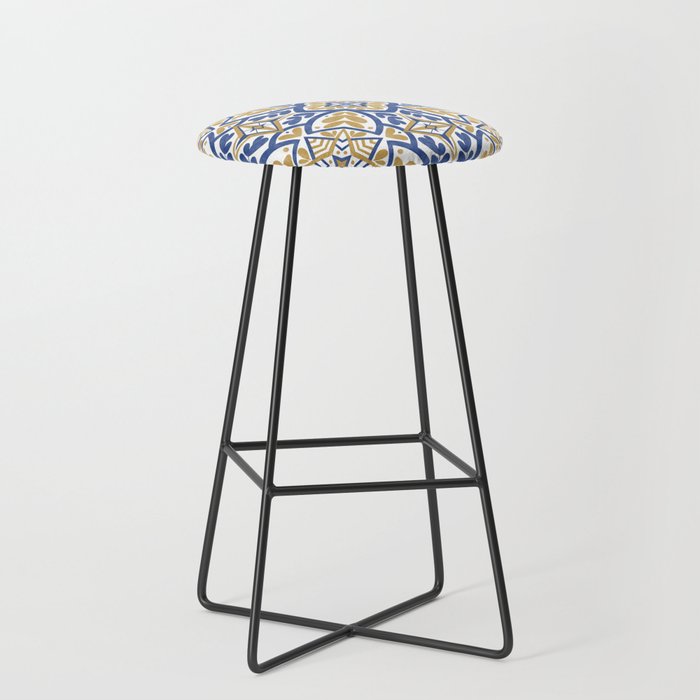 Intricate Ornamentals tiles NS Stool Gallery Image 1